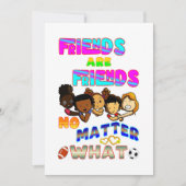 Freunde sind Freunde, egal was Ankündigung (Vorderseite)