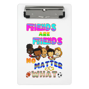 Freunde sind Freunde, egal was Mini Klemmbrett