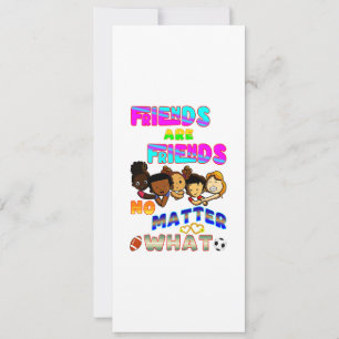Freunde sind Freunde, egal was passiert Feiertagskarte