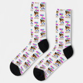 Freunde sind Freunde, egal was passiert Socken (Linkes Detail)