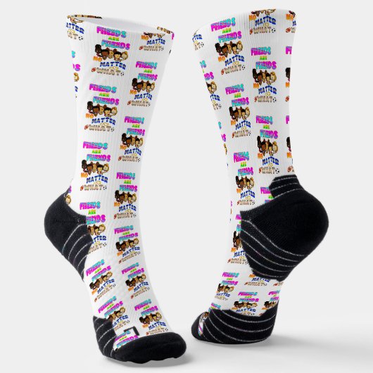 Freunde sind Freunde, egal was passiert Socken (Gewinkelt)