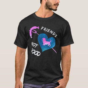 FREUNDE SIND KEINE NAHRUNG VEGANER TIERSCHÜTZER GR T-Shirt