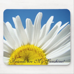 Freunde sind mein Sonnenschein! Kunstmousepads Wei Mousepad