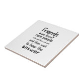 Freunde sind seltene Menschen Friendship Zitat Sch Fliese (Seite)