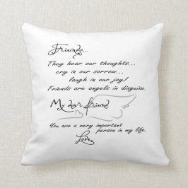 Freunde sind verkleidete Engel... Kissen