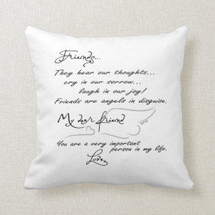 Freunde sind verkleidete Engel... Kissen