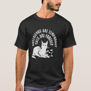 Freunde sind vorübergehend Katzen sind für immer L T-Shirt