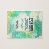 Freunde sind wie Schlüpfer Puzzle (Horizontal)