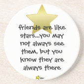 Freunde sind wie Sterne, Untersetzer (Vorne)