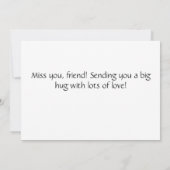 Freunde sind wie Sternenkarte (Rückseite)