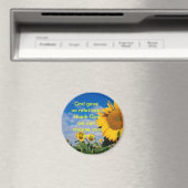 Freunde/Sonnenblumen-Magnet Magnet (In Situ (Geschirrspüler))