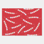 Freunde Spaß niedlich Freundschaftsbracelet Muster Geschenkpapier Set (Vorderseite 2)