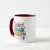 Freunde-Squad-Matching-Group-Becher Tasse (Vorderseite Links)