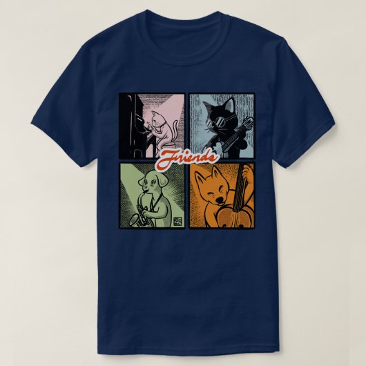 Freunde T-Shirt (Design vorne)