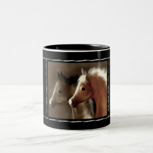 "Freunde" ~ Tasse mit extravaganter Grenze