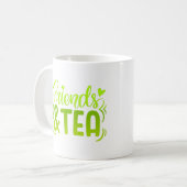 Freunde & Tee Kaffeetasse (Vorderseite Links)