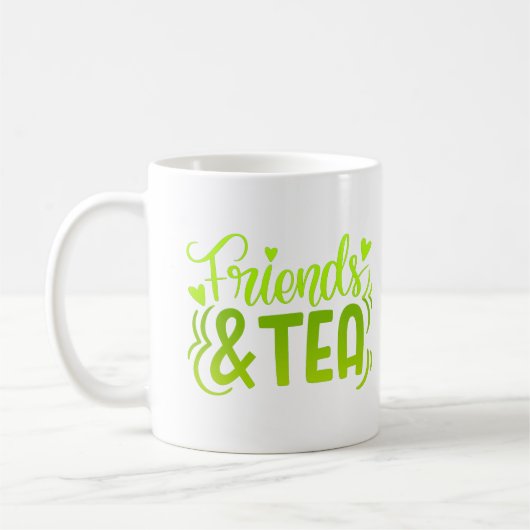 Freunde & Tee Kaffeetasse (Links)