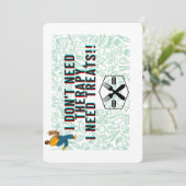 Freunde treffen sich Leckereien laden ein Einladung (Stehend Vorderseite)