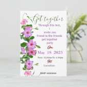 Freunde treffen sich zur Einladung (Stehend Vorderseite)