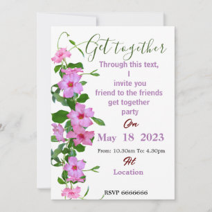 Freunde treffen sich zur Einladung