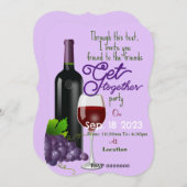 Freunde treffen sich zur Einladung (Vorne/Hinten)