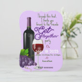 Freunde treffen sich zur Einladung (Stehend Vorderseite)