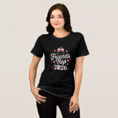 Freunde-Trip 2026 Design – Mädchen-Wochenende, Jun Tri-Blend Shirt (Vorderseite voll)