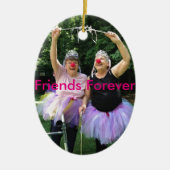 Freunde + Tutus = Fun Times Keramik Ornament (Vorne)