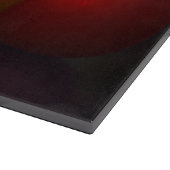 Freunde u. Familien-Zitat mit Tomate-Schneidebrett Schneidebrett (Ecke)