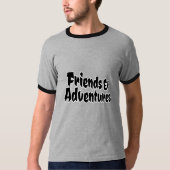 Freunde und Abenteuer T-Shirt (Vorderseite)