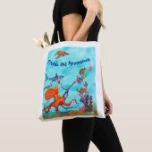 Freunde und Anemones Tote Bag Tasche (Von Nahem)