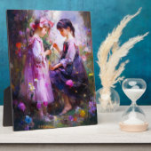 Freunde und Blume 2 Fotoplatte (Seite)