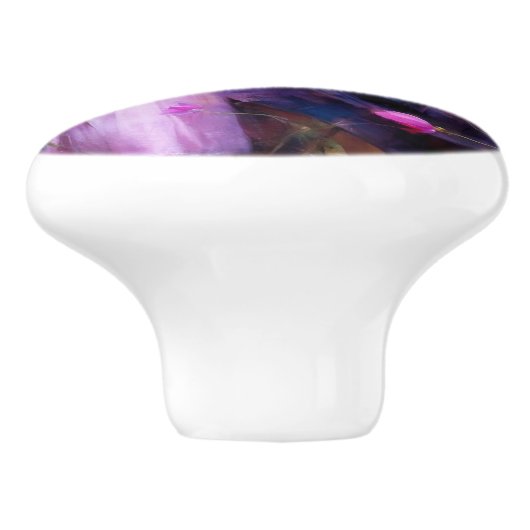 Freunde und Blume 2 Keramikknauf (Seitenansicht)