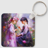 Freunde und Blume 2 Schlüsselanhänger (Rückseite)