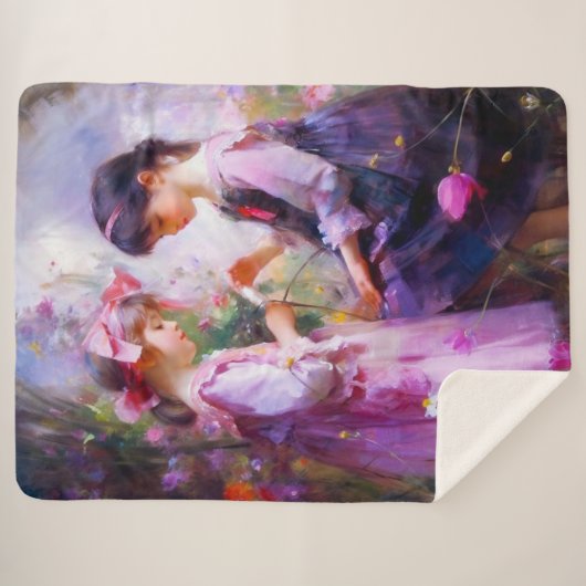 Freunde und Blume 2 Sherpadecke (Vorderseite (Horizontal))