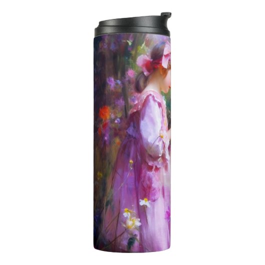 Freunde und Blume 2 Thermosbecher (Nach links gedreht)