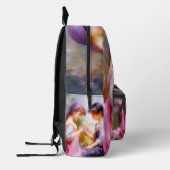 Freunde und Blume Bedruckter Rucksack (Links)