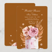Freunde und Blume Bridal Dusche Einladung (Vorne/Hinten)