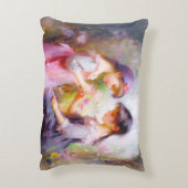 Freunde und Blume Dekokissen (Rückseite(Vertikal))