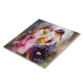 Freunde und Blume Fliese (Seite)