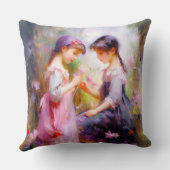 Freunde und Blume Kissen (Rückseite)