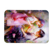 Freunde und Blume Magnet (Horizontal)