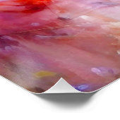 Freunde und Blumen  Poster (Ecke)