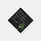 Freunde und Cocktails - Fun Cocktail Napkins Serviette (Ecke)