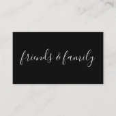 Freunde und Familienempfehlungsprogramm Empfehlungskarte (Vorderseite)