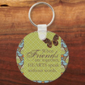 Freunde und Herzen Schlüsselanhänger (Vorderseite)