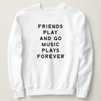 Freunde und Musikangebot Frauen Sweatshirt