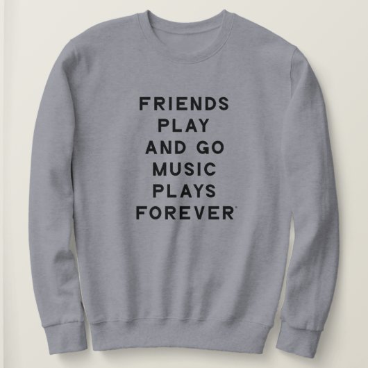 Freunde und Musikangebot Frauen Sweatshirt (Design vorne)
