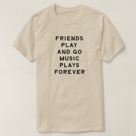 Freunde und Musikangebot Männer T - Shirt (Design vorne)