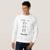 Freunde und Spaß Sweatshirt (Vorne ganz)